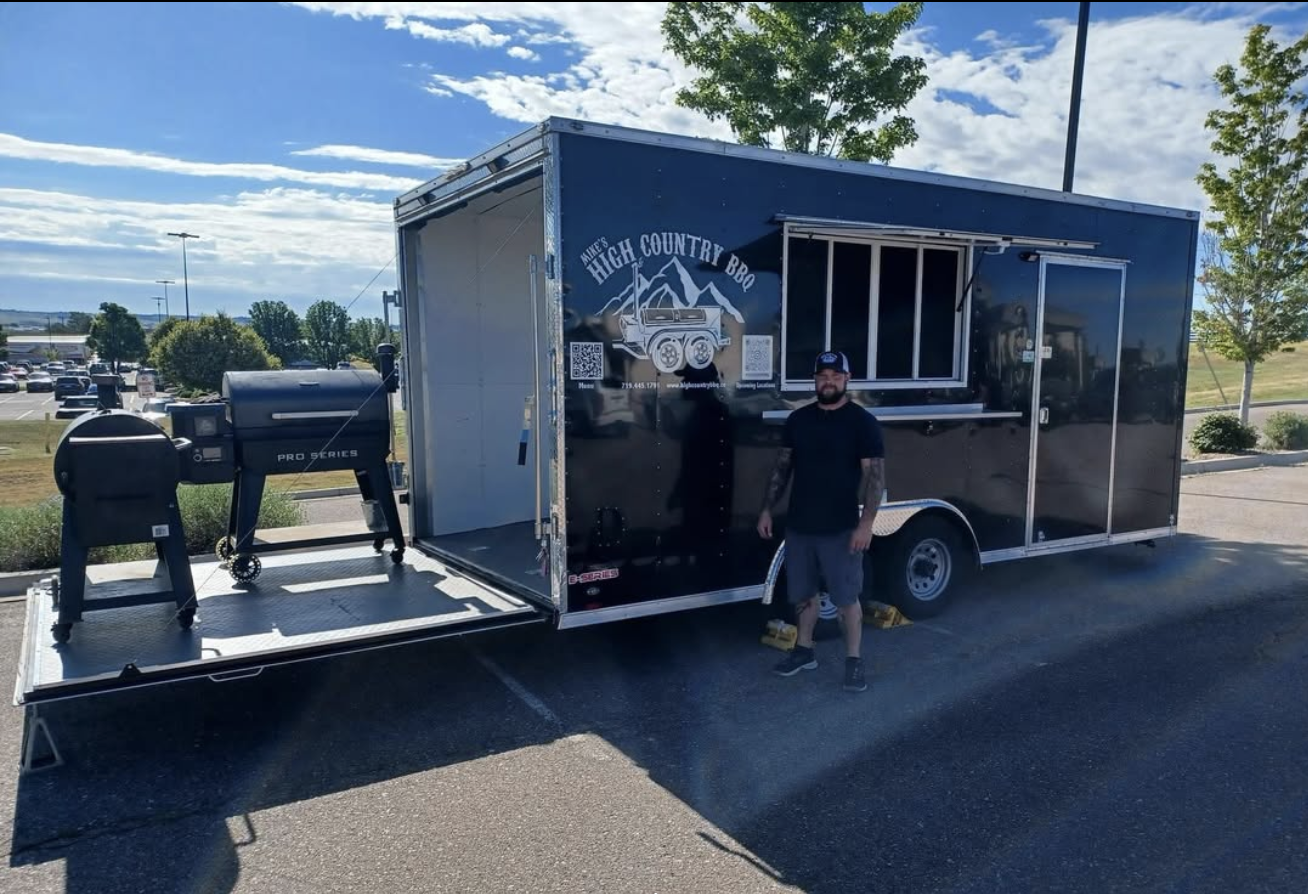 Mike's High Country BBQ trailer